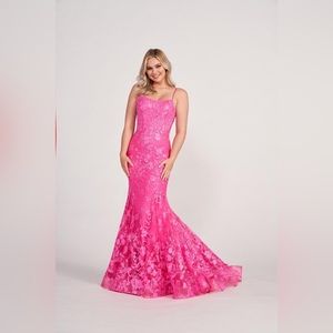 Ellie Wilde Pink mermaid prom dress